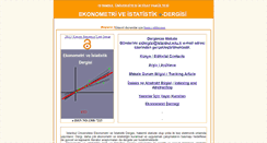 Desktop Screenshot of eidergisi.istanbul.edu.tr