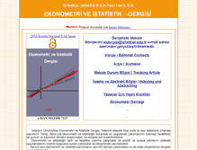 Tablet Screenshot of eidergisi.istanbul.edu.tr