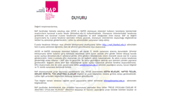 Desktop Screenshot of baponlinebasvuru.istanbul.edu.tr